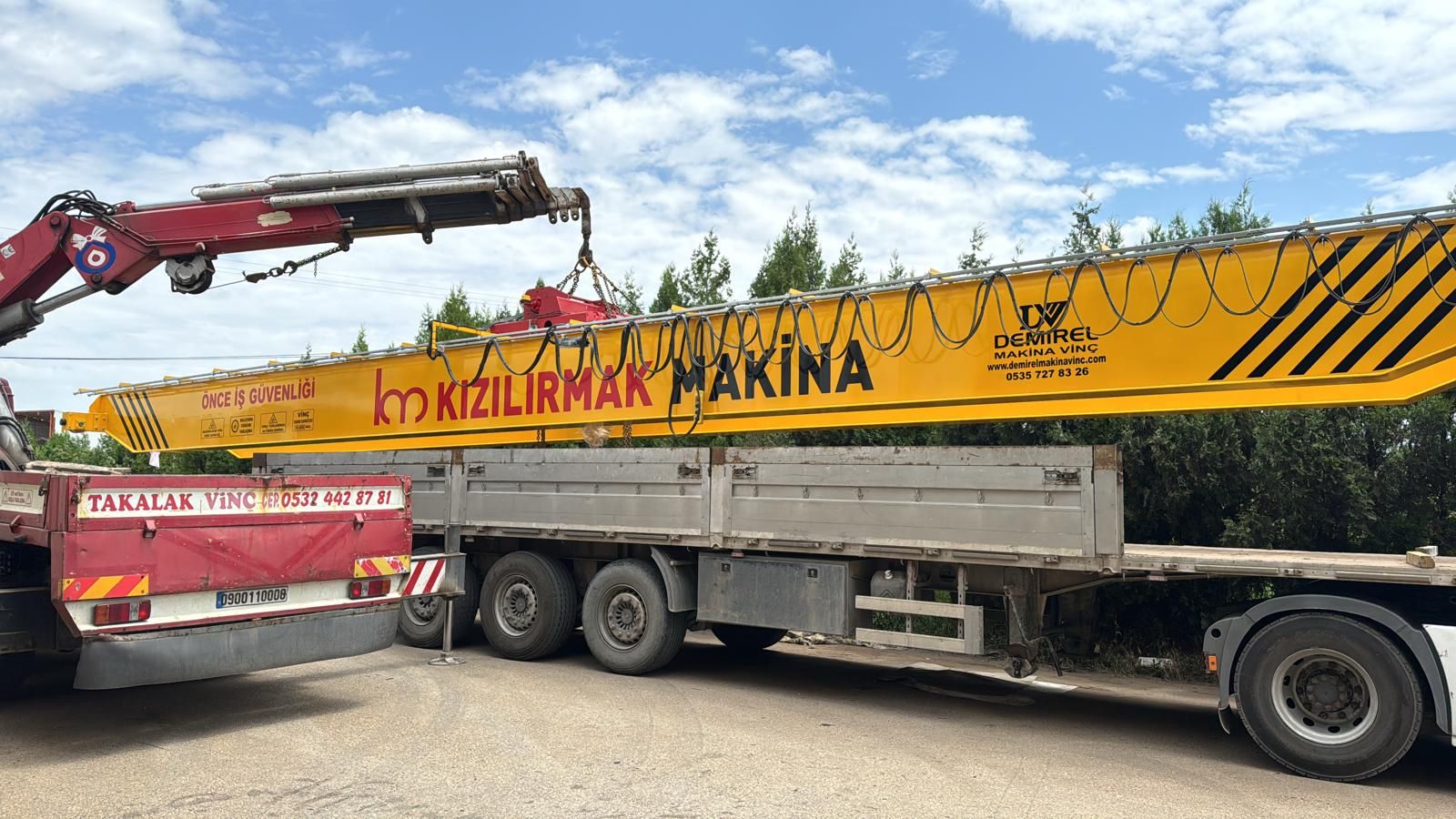 Çift Kirişli Gezer Köprülü Vinç - Proje 1