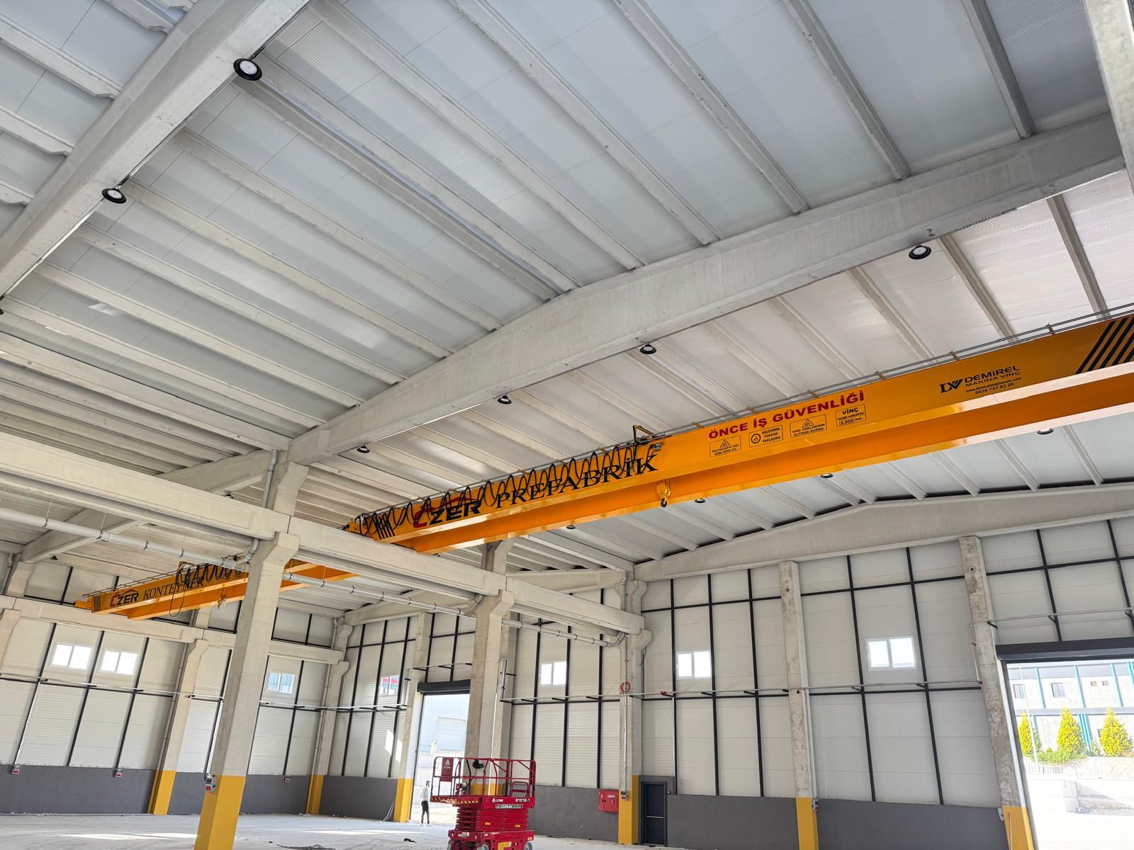 Çift Kirişli Gezer Köprülü Vinç - Proje 10