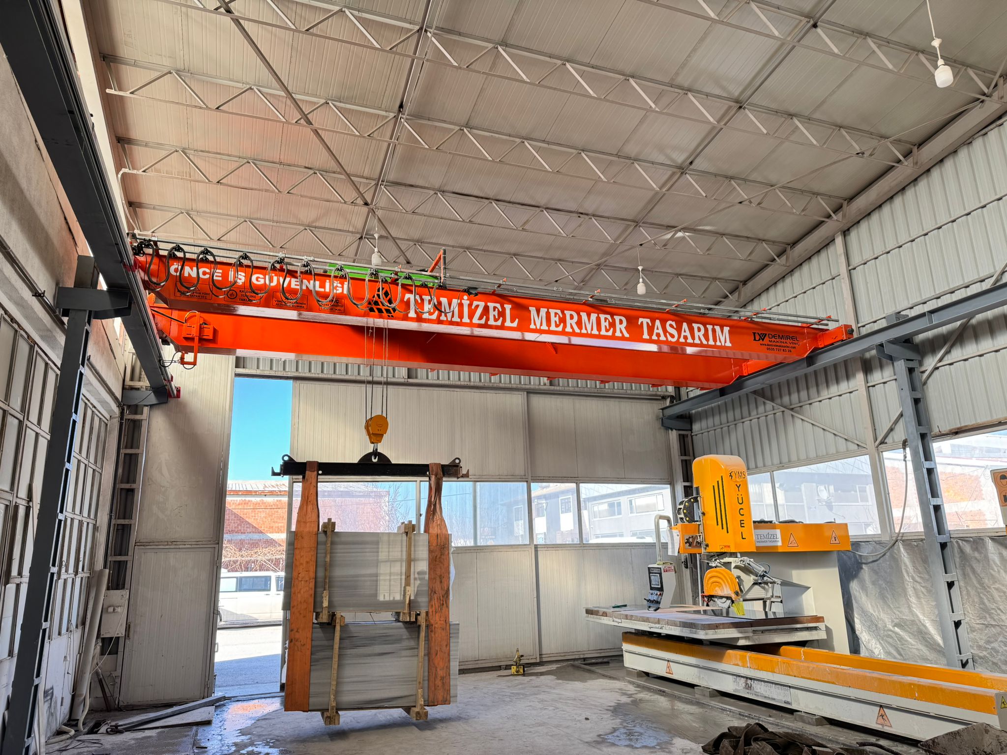 Çift Kirişli Gezer Köprülü Vinç - Proje 13
